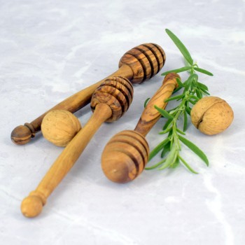 Szpatułka do miodu 10,5 cm z drewna oliwnego – ręczne wykonanie | Woodenthick