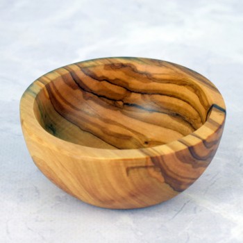 Miska 8 cm z drewna oliwnego – na przekąski, ręcznie wykonana | Woodenthick
