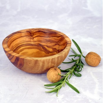 Bowl 12 cm olive wood – nuts, snacks, handmade, gift