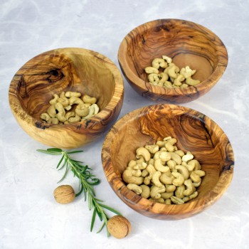 Bowl 14 cm olive wood – decoration, snacks, handmade, gift