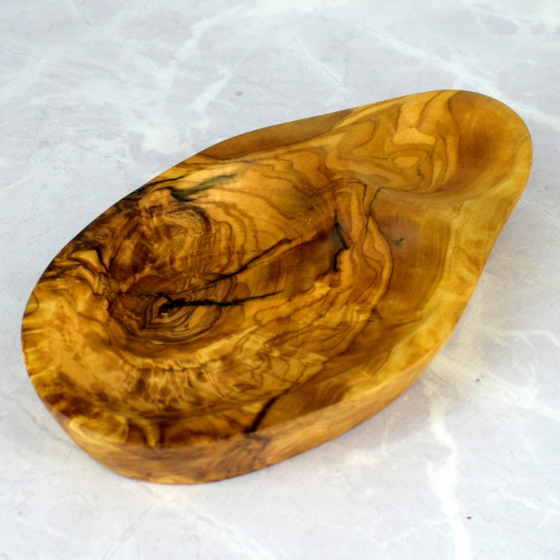 Bowl 20 cm olive wood – dips, snacks, handmade, gift