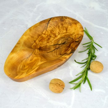 Miseczka 20 cm z drewna oliwnego – idealna na dipy i przekąski | Woodenthick