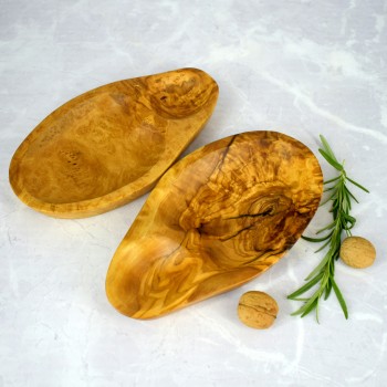 Bowl 20 cm olive wood – dips, snacks, handmade, gift