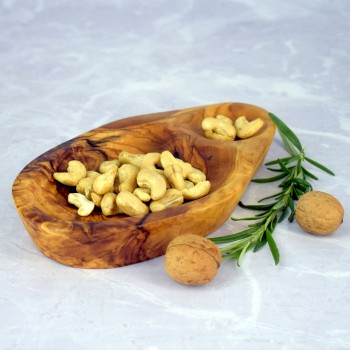 Bowl 20 cm olive wood – dips, snacks, handmade, gift