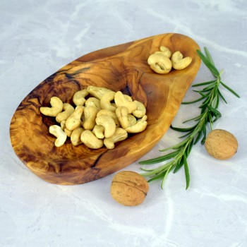 Bowl 20 cm olive wood – dips, snacks, handmade, gift