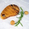 Small cutting board 15 cm olive wood – handmade, for cheese, gift