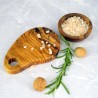 Small cutting board 15 cm olive wood – handmade, for cheese, gift