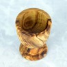 Egg cup 7 cm olive wood – rustic, gift, handmade