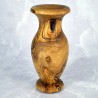 Wooden vase 20 cm – olive wood, decoration, handmade, gift