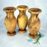 Wooden vase 20 cm – olive wood, decoration, handmade, gift