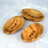 Wooden soap dish 12.5 cm – olive wood, bathroom, gift