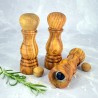 Młynek do pieprzu i soli z drewna oliwnego 16 cm – elegancja w kuchni | Woodenthick