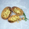 Zestaw 3 półmisków z drewna oliwnego – do przekąsek i sosów | Woodenthick