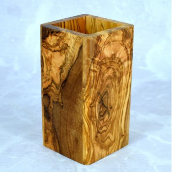 Organizer 16 cm Olive Wood – Kitchen, Desk, Handcrafted, Gift