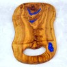 Deska ozdobna z drewna oliwnego i lapis lazuli 41 cm – unikatowa do serwowania i dekoracji | Woodenthick