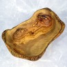 Misa drewniana 37,5 cm z drewna oliwnego – ręcznie wykonana, unikatowa dekoracja i naczynie | Woodenthick