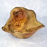 Misa drewniana 37,5 cm z drewna oliwnego – ręcznie wykonana, unikatowa dekoracja i naczynie | Woodenthick