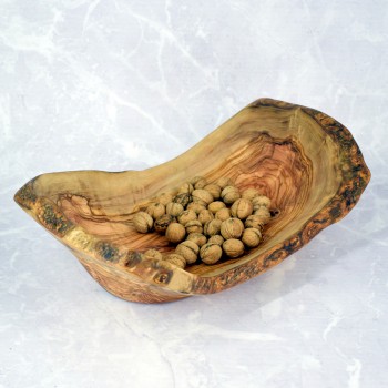 Misa drewniana 42 cm z drewna oliwnego – ręcznie wykonana do serwowania i dekoracji | Woodenthick