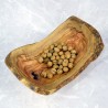 Misa drewniana 42 cm z drewna oliwnego – ręcznie wykonana do serwowania i dekoracji | Woodenthick