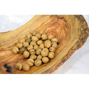 Large Olive Wood Bowl 42 cm – Rustic, Natural, Unique