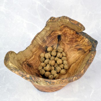 Misa drewniana 35 cm z drewna oliwnego – do owoców, sałatek i dekoracji | Woodenthick