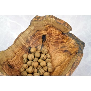 Misa drewniana 35 cm z drewna oliwnego – do owoców, sałatek i dekoracji | Woodenthick