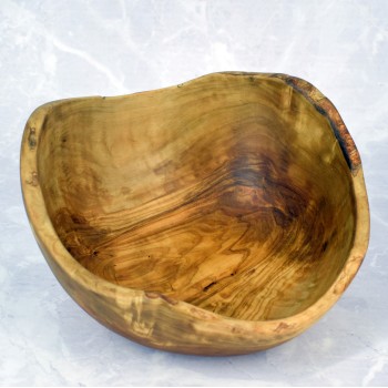 Wooden Bowl 27 cm – Olive Wood, Gift, Fruit, Decoration