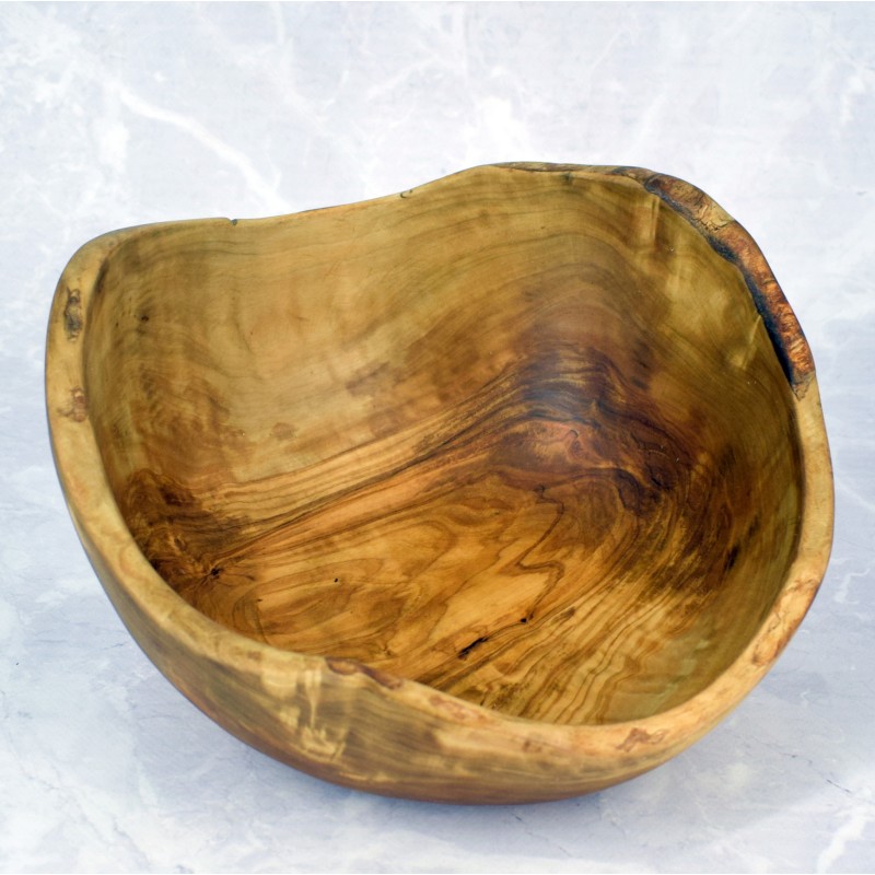 Wooden Bowl 27 cm – Olive Wood, Gift, Fruit, Decoration