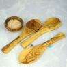 Olive Wood Rice Spoon 23 cm – Handcrafted, Decorative, Gift