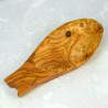 Fish-Shaped Serving Dish 22 cm – Olive Wood, Snacks, Nuts, Gift