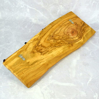 Wall Hanger 46.5 cm – Olive Wood & Resin, Rustic, Handmade