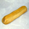 Olive Wood Three-Section Serving Bowl 35 cm – Snacks, Decoration, Gift