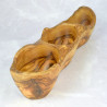 Olive Wood Three-Section Serving Bowl 41 cm – Snacks, Decoration, Gift