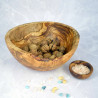 Wooden Bowl 27 cm – Olive Wood, Handcrafted, Decoration, Fruits