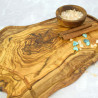 Olive Wood Cutting Board with Handle 42 cm – Kitchen Use, Gift