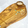 Olive Wood Cutting Board with Handle 47 cm – Kitchen Use, Gift