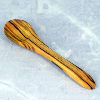 Łyżeczka 14 cm z drewna oliwnego – rękodzieło, prezent | Woodenthick