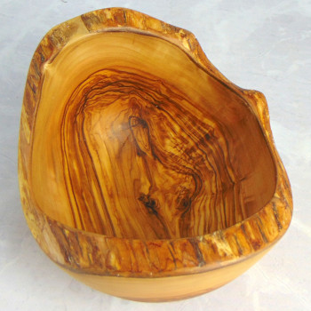 Wooden Bowl 18.5 cm – Olive Wood, Snacks, Nuts, Fruit