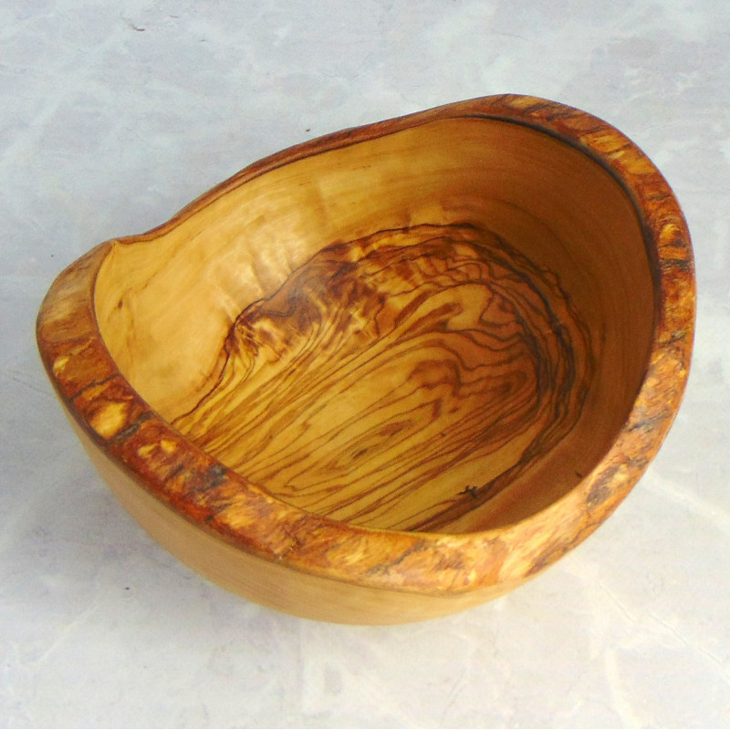 Olive Wood Bowl 18.5 cm – Snacks, Nuts, Fruits