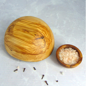 Wooden Bowl 18 cm – Olive Wood, Decoration, Snacks, Nuts