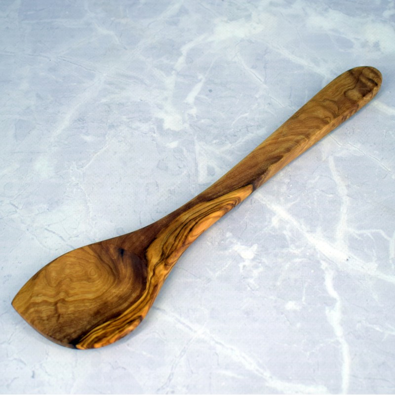 Łyżka do sosu 30 cm z drewna oliwnego – rękodzieło kuchenne | Woodenthick