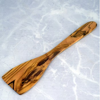 Szpatułka 30 cm z drewna oliwnego – rękodzieło do gotowania | Woodenthick