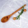 Łyżka okrągła 30 cm z drewna oliwnego – rękodzieło do gotowania | Woodenthick