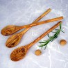 Łyżka okrągła 30 cm z drewna oliwnego – rękodzieło do gotowania | Woodenthick