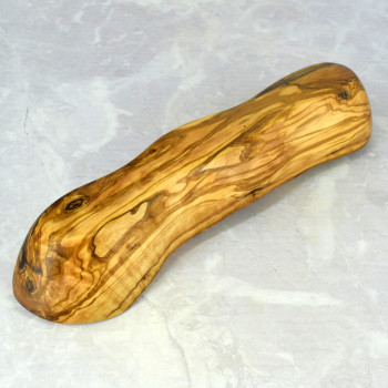 Three-Section Olive Wood Bowl 36.5 cm – Snacks, Decoration, Gift