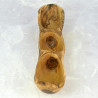 Three-Section Olive Wood Bowl 35 cm – Snacks, Decoration, Gift