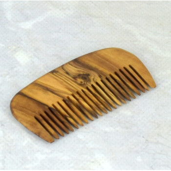 Grzebień 8,5 cm – drewno oliwne, antystatyczny, eko