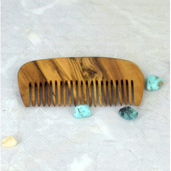 Grzebień 8,5 cm – drewno oliwne, antystatyczny, eko
