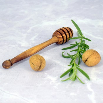 Szpatułka do miodu 10,5 cm z drewna oliwnego – ręczne wykonanie | Woodenthick